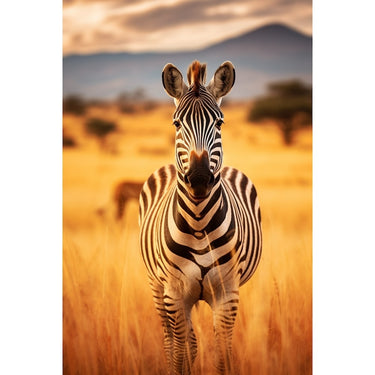 Zebra Painting on Painting